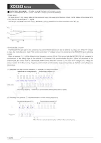 XC9252B08AVR-G Datasheet Pagina 14