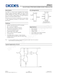 ZR431FTC Datasheet Cover
