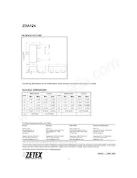 ZRA124F01TC Datasheet Page 4