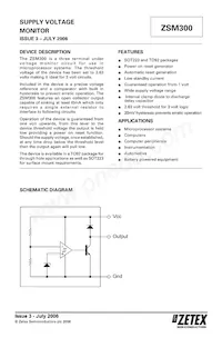 ZSM300CSTZ Datasheet Copertura