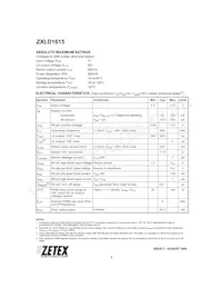 ZXLD1615ET5TA Datasheet Page 2