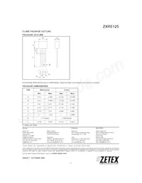 ZXRE125FRSTOA Datasheet Page 7