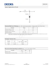 ZXRE330ESA-7 Datasheet Page 2