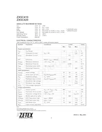 ZXSC420E6TA Datasheet Page 2