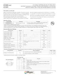 A1445EEWLT-P Datasheet Pagina 3