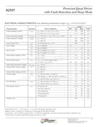 A2557SLBTR-T Таблица данных Страница 5