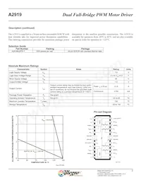 A2919SLBTR-T Datasheet Page 3