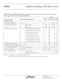 A3958SLBTR-T Datasheet Page 4