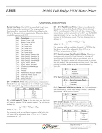 A3958SLBTR-T Datasheet Page 5