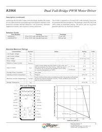 A3964SLBTR-T Datasheet Page 2