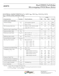 A3973SLBTR-T Datasheet Pagina 5