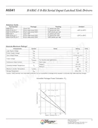 A6841SLWTR-20-T Datasheet Page 2