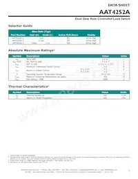 AAT4252AITP-3-T1 Datasheet Page 3
