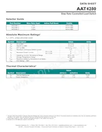 AAT4280IGU-1-T1 Datasheet Page 3