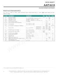 AAT4618IGV-0.5-1-T1數據表 頁面 4