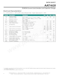 AAT4620ITP-T1 Datasheet Page 4