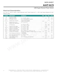 AAT4625IKS-T1 Datasheet Page 4