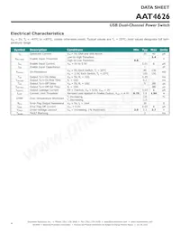 AAT4626IAS-1-T1 Datasheet Page 4