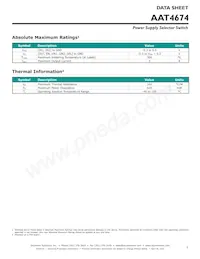 AAT4674ITP-1-T1 Datasheet Page 3