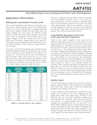 AAT4702IXS-T1 Datasheet Pagina 12