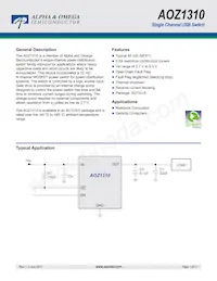 AOZ1310CI-1 Datasheet Cover