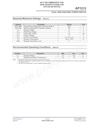 AP1212HSG-13 Datasheet Page 4