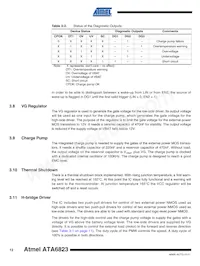 ATA6823-PHQW Datasheet Page 12