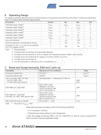 ATA6823-PHQW Datasheet Page 16