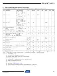 ATA6823-PHQW Datasheet Page 21