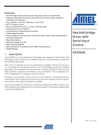 ATA6838-PXQW Datenblatt Cover