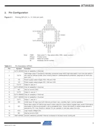 ATA6838-PXQW Datasheet Page 3