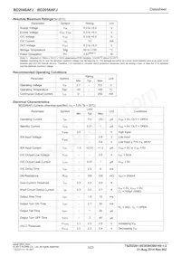BD2046AFJ-E2 Datasheet Page 3