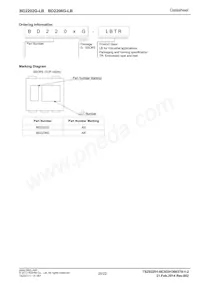 BD2202G-LBTR Datasheet Page 20