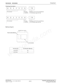 BD2202G-TR Datasheet Pagina 20