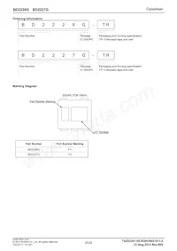 BD2227G-TR Datasheet Pagina 20