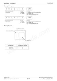 BD2240G-GTR Datasheet Page 21
