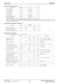 BD6519FJ-E2 Datasheet Page 3