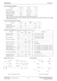 BD6524HFV-TR Datasheet Page 3
