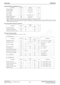 BD6538G-TR Datasheet Page 3