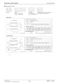 BD8132FV-E2 Datasheet Page 20