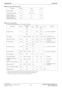 BD9582F-ME2 Datasheet Page 3