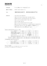 BD9882F-E2 Datasheet Copertura