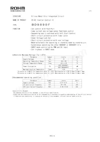 BD9890F-E2 Datasheet Cover