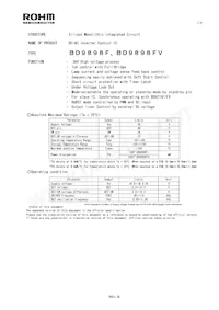 BD9898FV-E2 Datasheet Cover