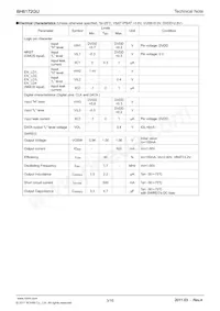 BH6172GU-E2 Datasheet Page 3