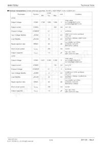 BH6172GU-E2 Datasheet Page 5