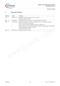 BTS117E3044ANTMA1 Datasheet Page 10