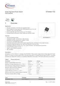 BTS50060-1TEA Datasheet Page 3
