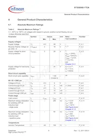 BTS50060-1TEA Datasheet Page 6