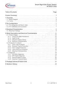 BTS52312GSXUMA1 Datasheet Pagina 2